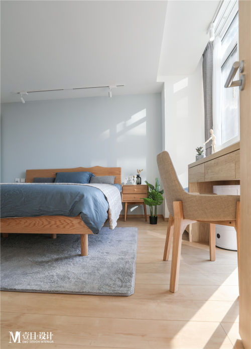 北欧极简装修图片卧室装修效果图木质北欧卧室设计图