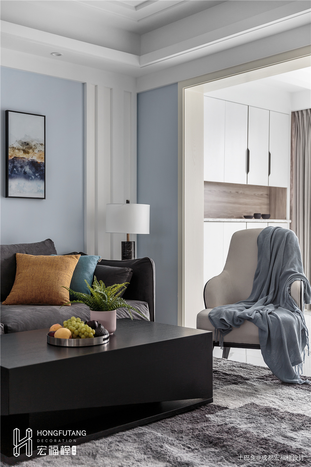 大气93平现代四居客厅设计效果图现代简约客厅设计图片赏析