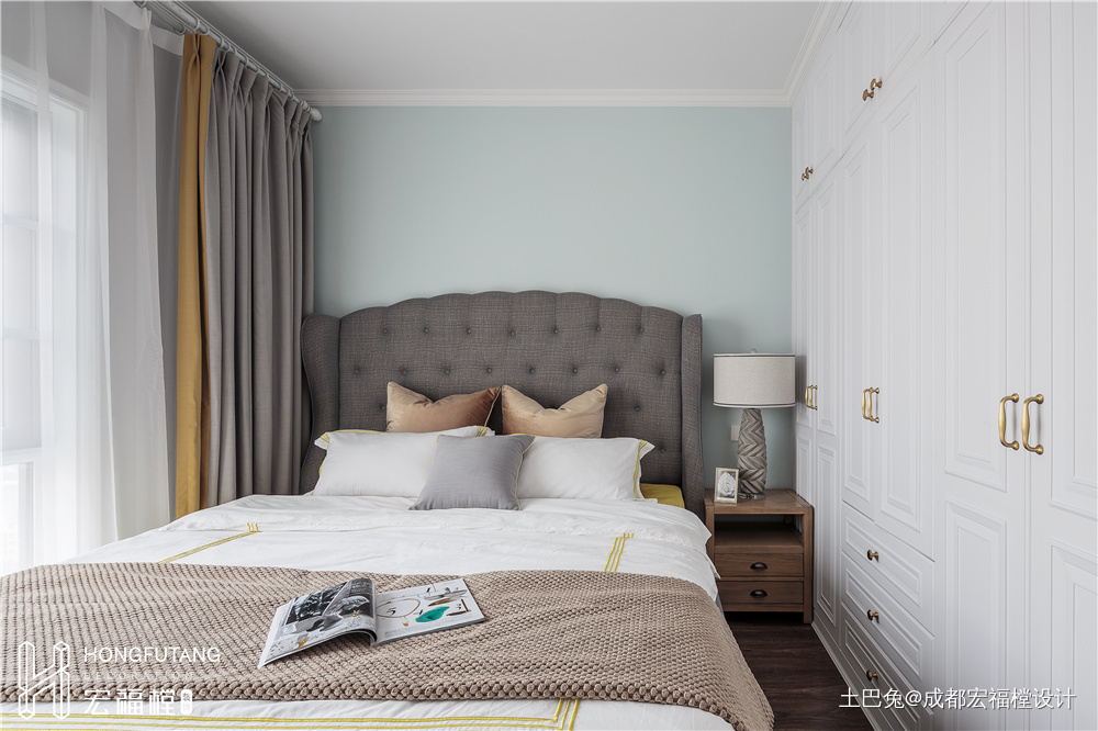 明亮96平法式四居卧室装修设计图其他卧室设计图片赏析