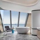 三亚鸿洲天玺顶层豪宅卫浴设计图片
