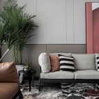 现代客厅沙发实景图片
