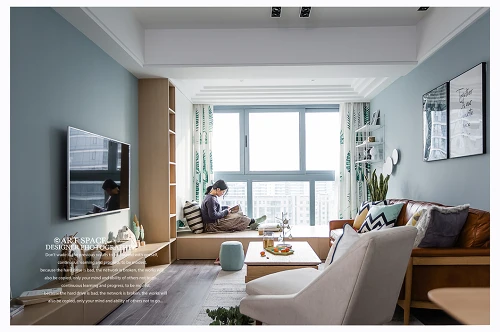 精美90平现代二居客厅图片欣赏装修图大全