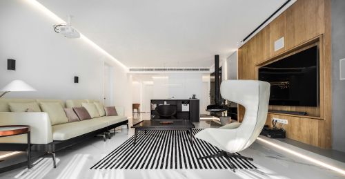 客厅沙发装修效果图精致654平现代别墅客厅效果图