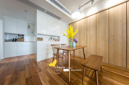 厨房木地板3装修效果图平日式二居餐厅设计案例