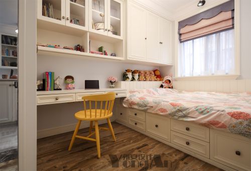 地中海风儿童房设计图卧室窗帘