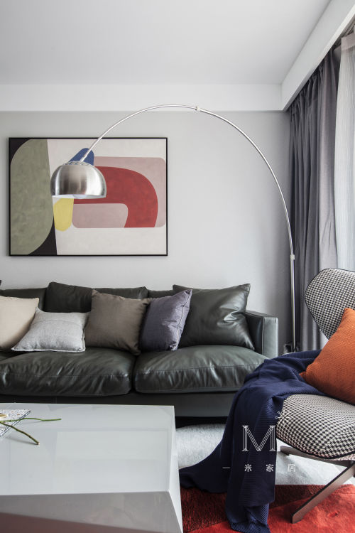 精致96平简约三居客厅案例图客厅沙发现代简约客厅设计图片赏析