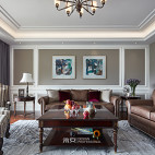 经典美式客厅沙发图片