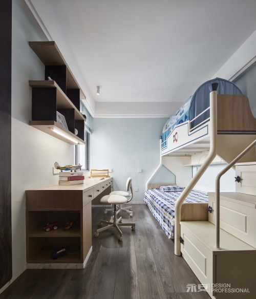 卧室橱柜3装修效果图质·简现代儿童房实景图