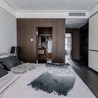 二分之一灰现代复式卧室设计图片