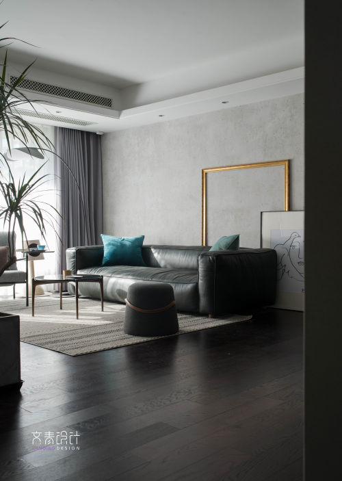 客厅沙发装修效果图平混搭四居客厅装修案例