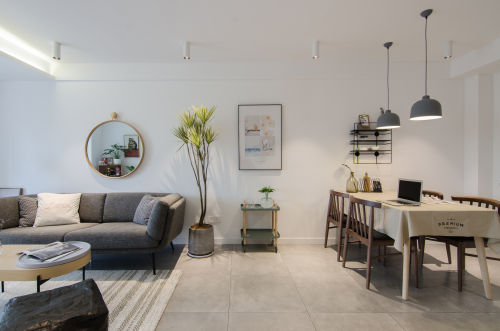 典雅22平现代小户型客厅装修设计图客厅沙发现代简约客厅设计图片赏析