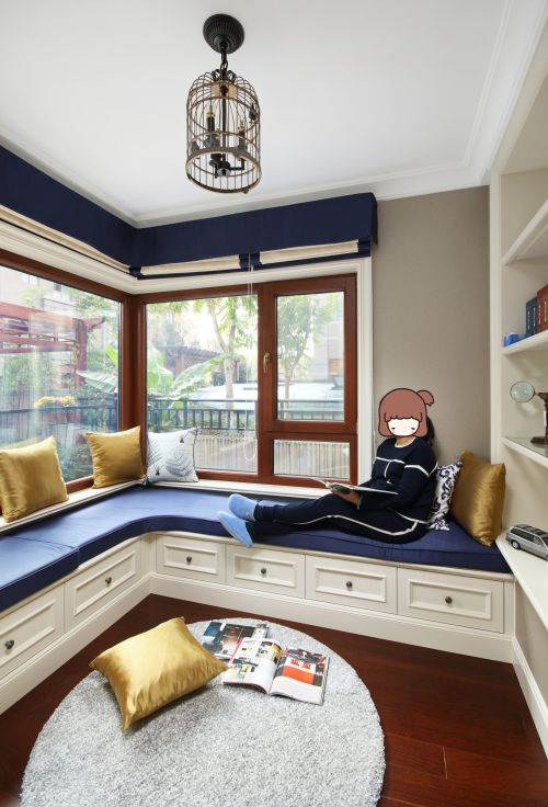 卧室木地板装修效果图平美式别墅布置图