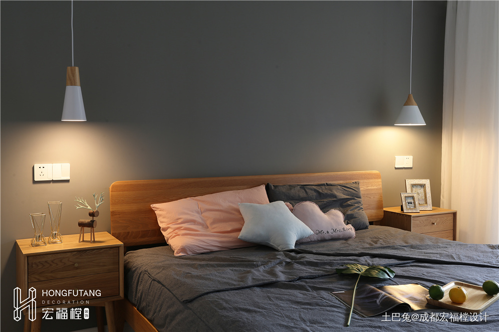 平北欧三居卧室设计效果图北欧风卧室设计图片赏析