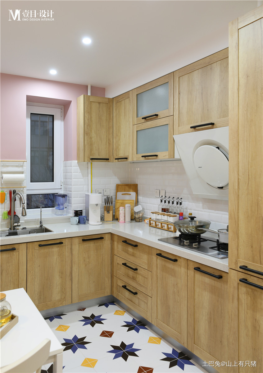 质朴33平北欧小户型厨房装潢图北欧风厨房设计图片赏析