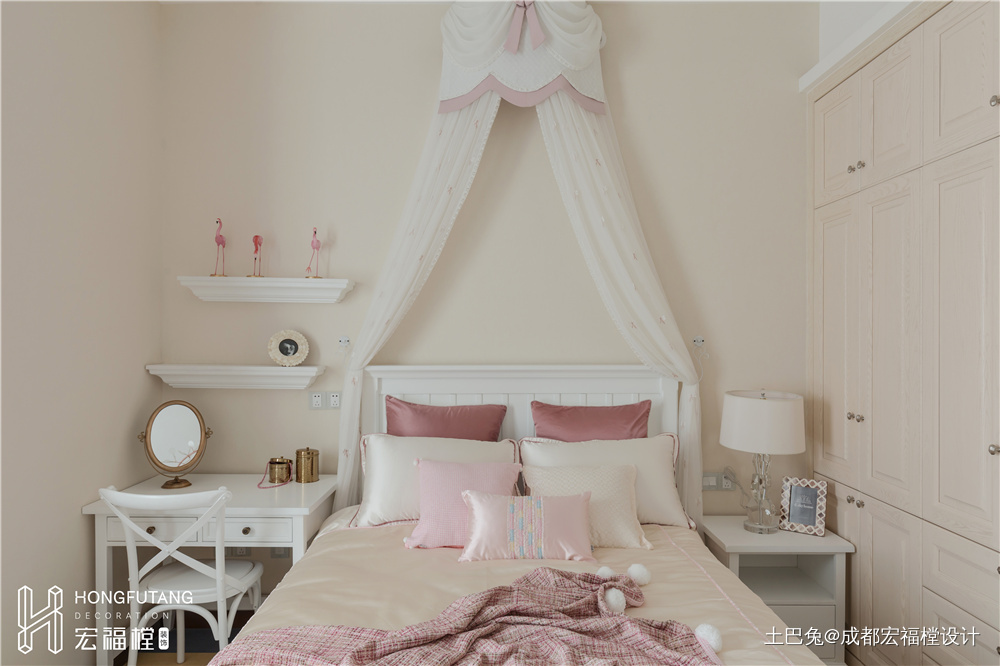 华丽155平现代四居儿童房装潢图现代简约卧室设计图片赏析