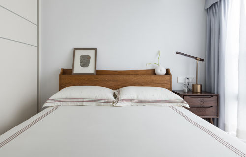 卧室床装修效果图平简约复式卧室布置图
