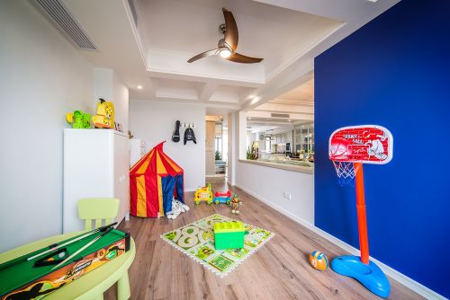 卧室2装修效果图优美58平美式复式儿童房实景图