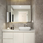 高规格现代卫浴洗手台设计图