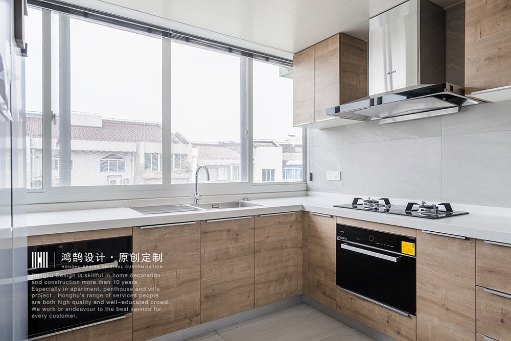 餐厅橱柜装修效果图华丽98平日式三居厨房美图日式厨房设计图片赏析