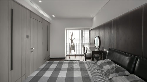 卧室瓷砖装修效果图温馨70平现代二居卧室布置图