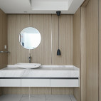 简洁现代别墅卫浴设计图