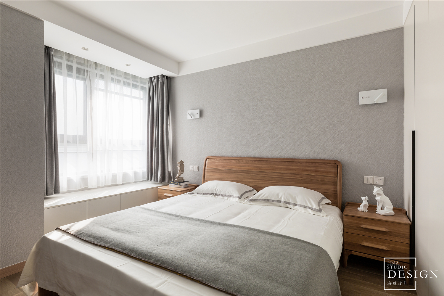 卧室床1装修效果图简单北欧风卧室设计图北欧风卧室设计图片赏析