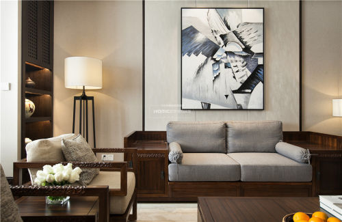 客厅茶几装修效果图中式四居客厅装饰画图片