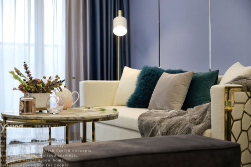 客厅沙发装修效果图典雅81平现代三居客厅装修图片