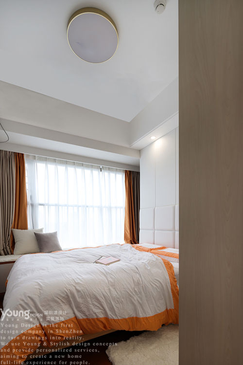 卧室床装修效果图浪漫115平现代三居卧室装饰图