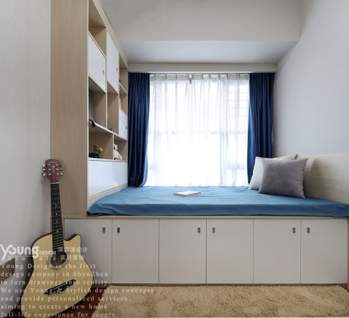 卧室榻榻米装修效果图温馨124平现代三居卧室装修效