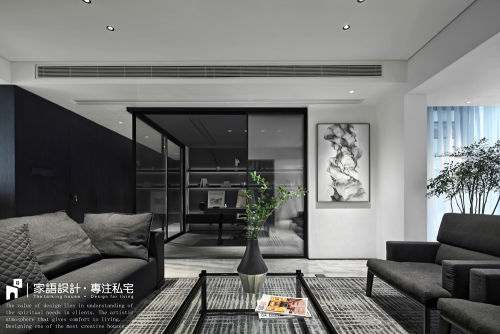 客厅茶几装修效果图平现代三居客厅装修设计图