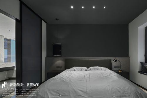 卧室床3装修效果图轻奢89平现代三居卧室装修效果