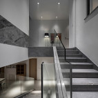 现代别墅楼梯实景图片