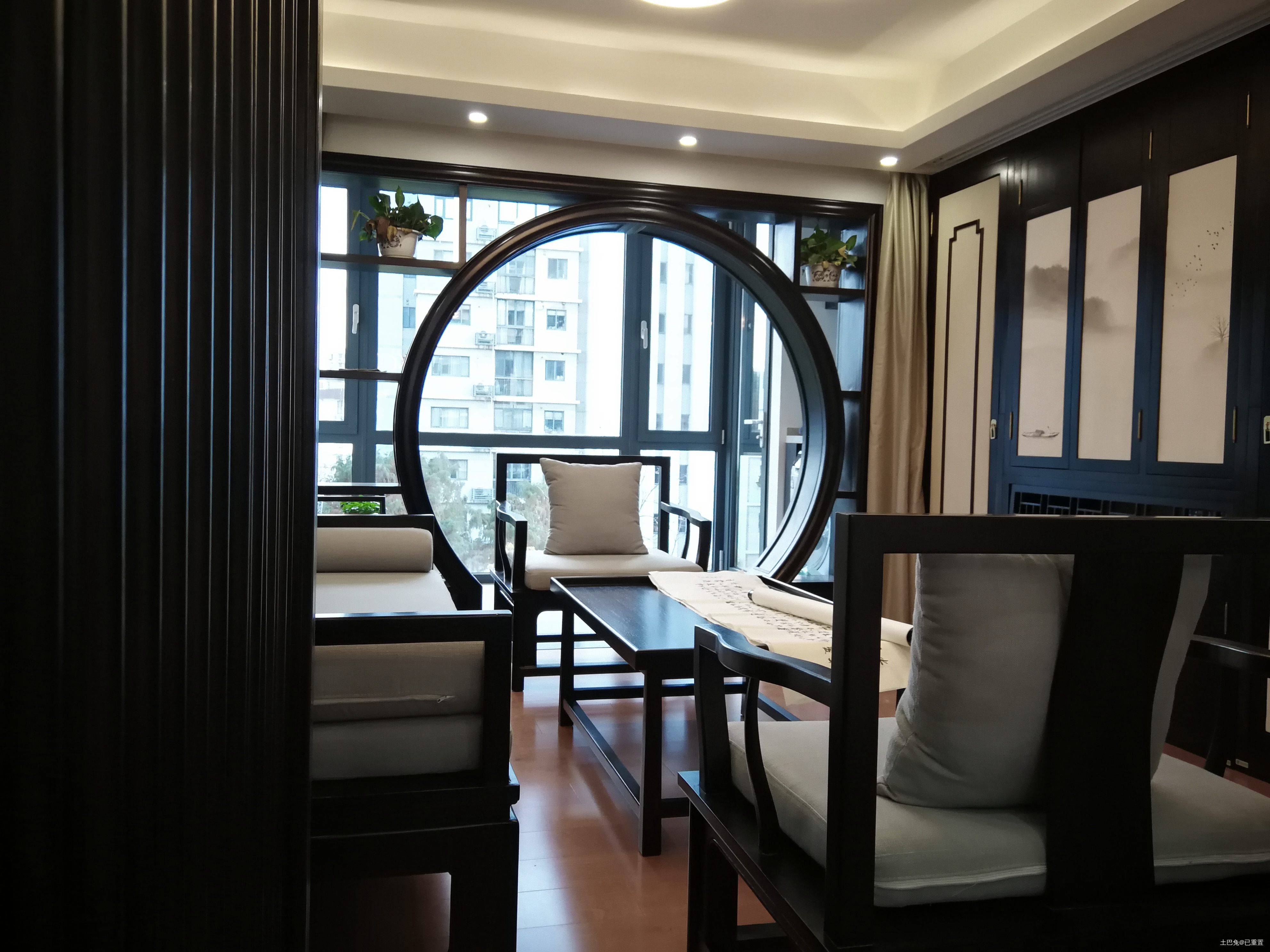 简洁125平中式三居客厅装修图新中式客厅设计图片赏析