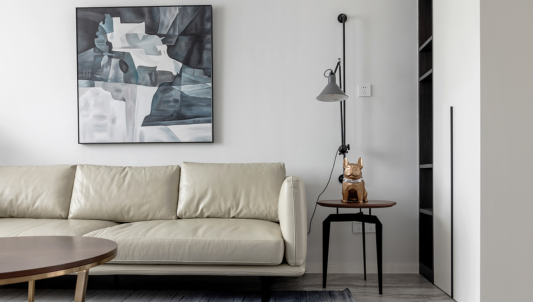 客厅沙发装修效果图优美144平北欧四居客厅装饰图北欧风客厅设计图片赏析