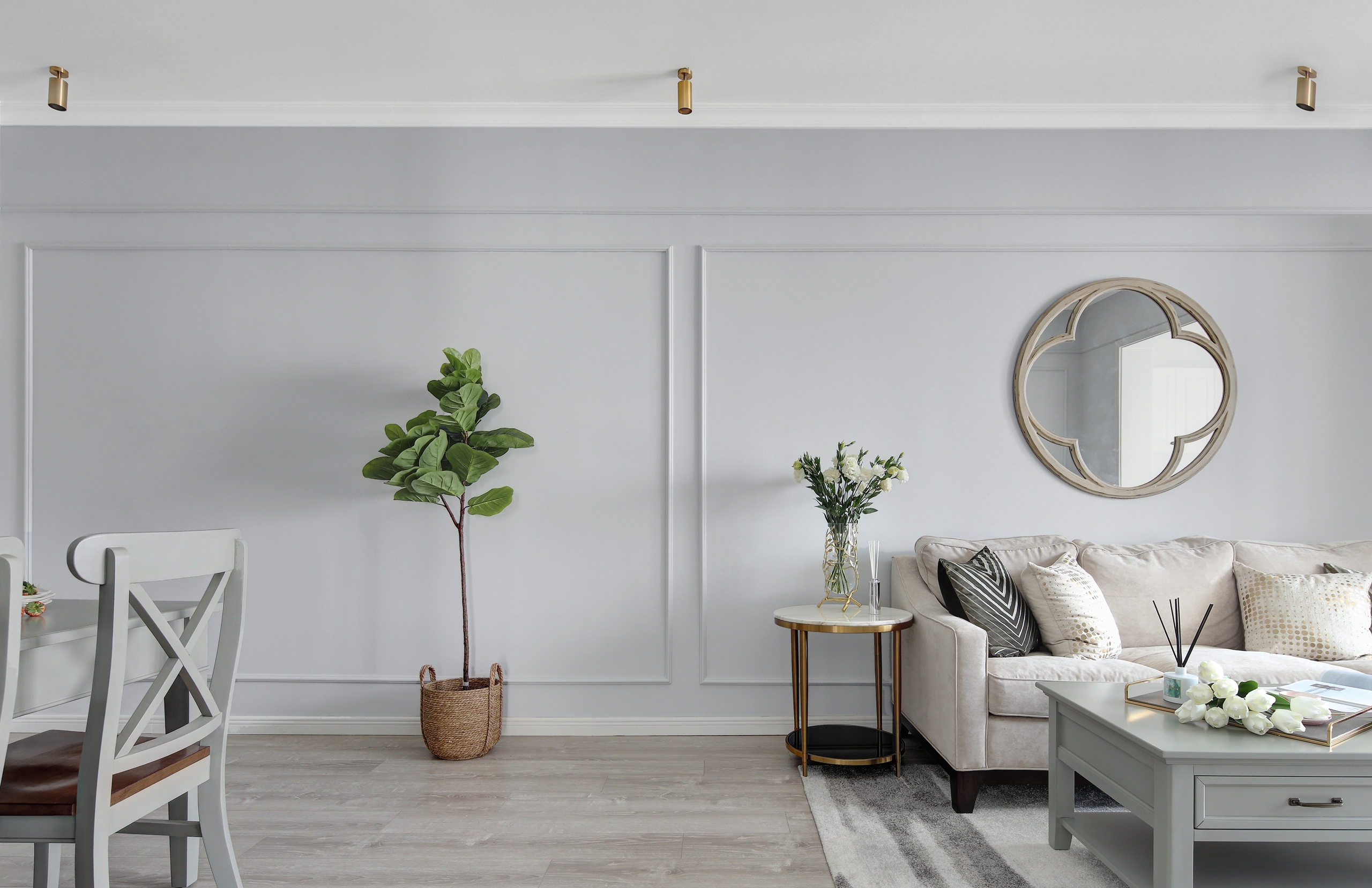 客厅沙发装修效果图平现代二居客厅布置图现代简约客厅设计图片赏析
