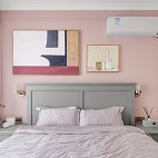 浪漫现代卧室装饰画图片