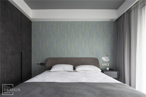 卧室床头柜2装修效果图高品质现代次卧设计图