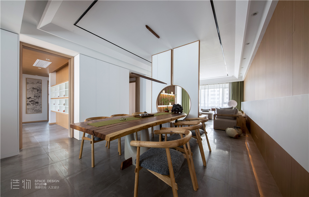 客厅木地板2装修效果图北固湾日式餐厅设计图日式客厅设计图片赏析