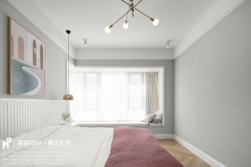 卧室床3装修效果图优美124平北欧三居卧室装饰图