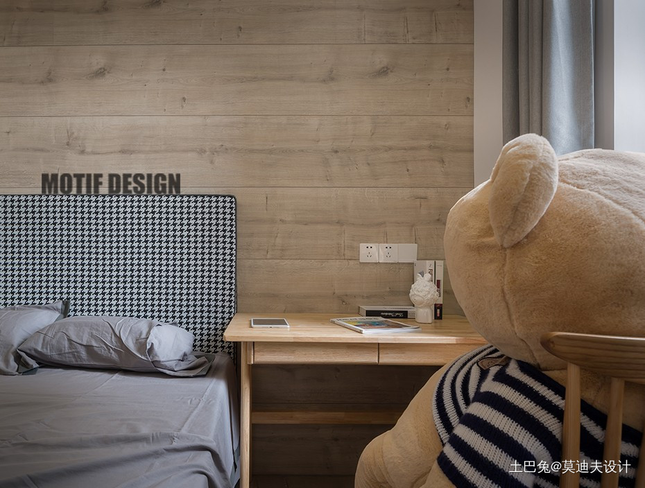 时尚北欧风儿童房设计图北欧风卧室设计图片赏析