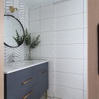 小复式北欧风卫浴洗手台设计