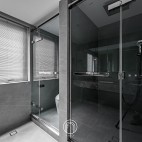 139㎡二居极简现代洗浴间设计
