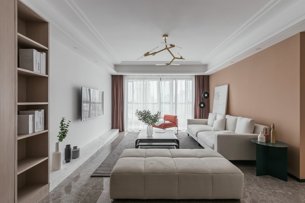 客厅窗帘装修效果图NARTURE现代风客厅实景图现代简约客厅设计图片赏析