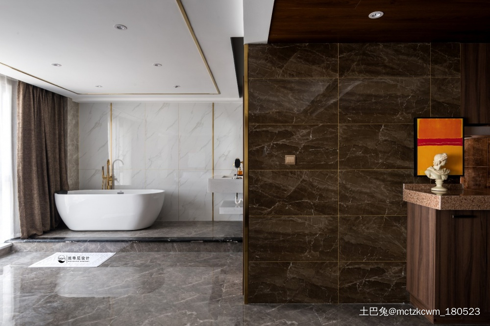 《58层的家》小户型现代卫浴设计现代简约卫生间设计图片赏析