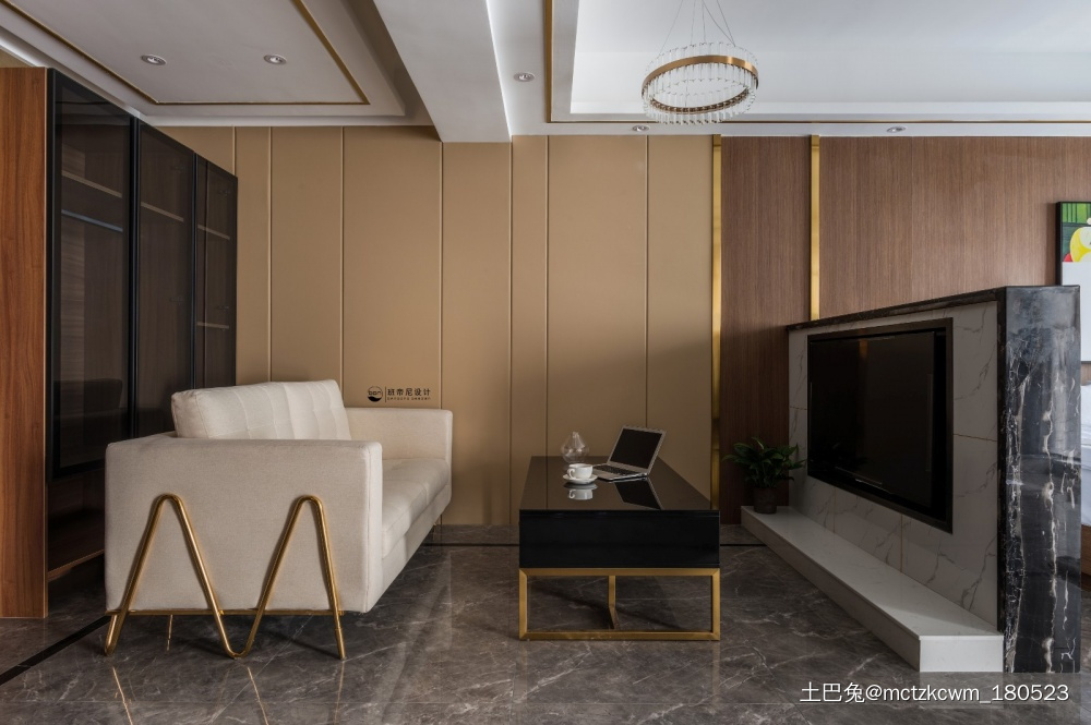 《58层的家》小户型现代客厅设计现代简约客厅设计图片赏析