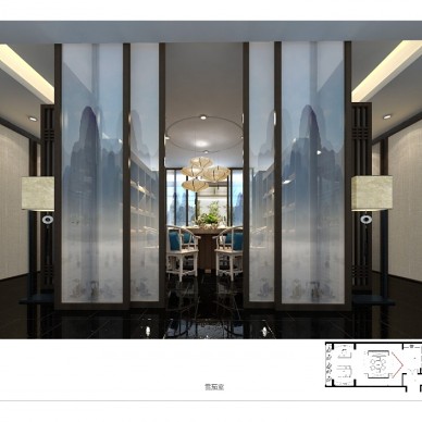 北京——中国房地产协会接待室室内方案设计_3584901