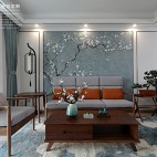 中式现代客厅沙发图片