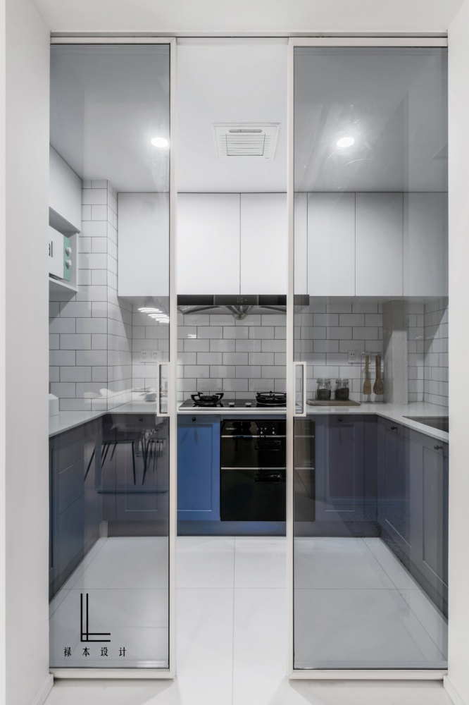 餐厅门装修效果图『Slowly』简约风厨房设计现代简约厨房设计图片赏析