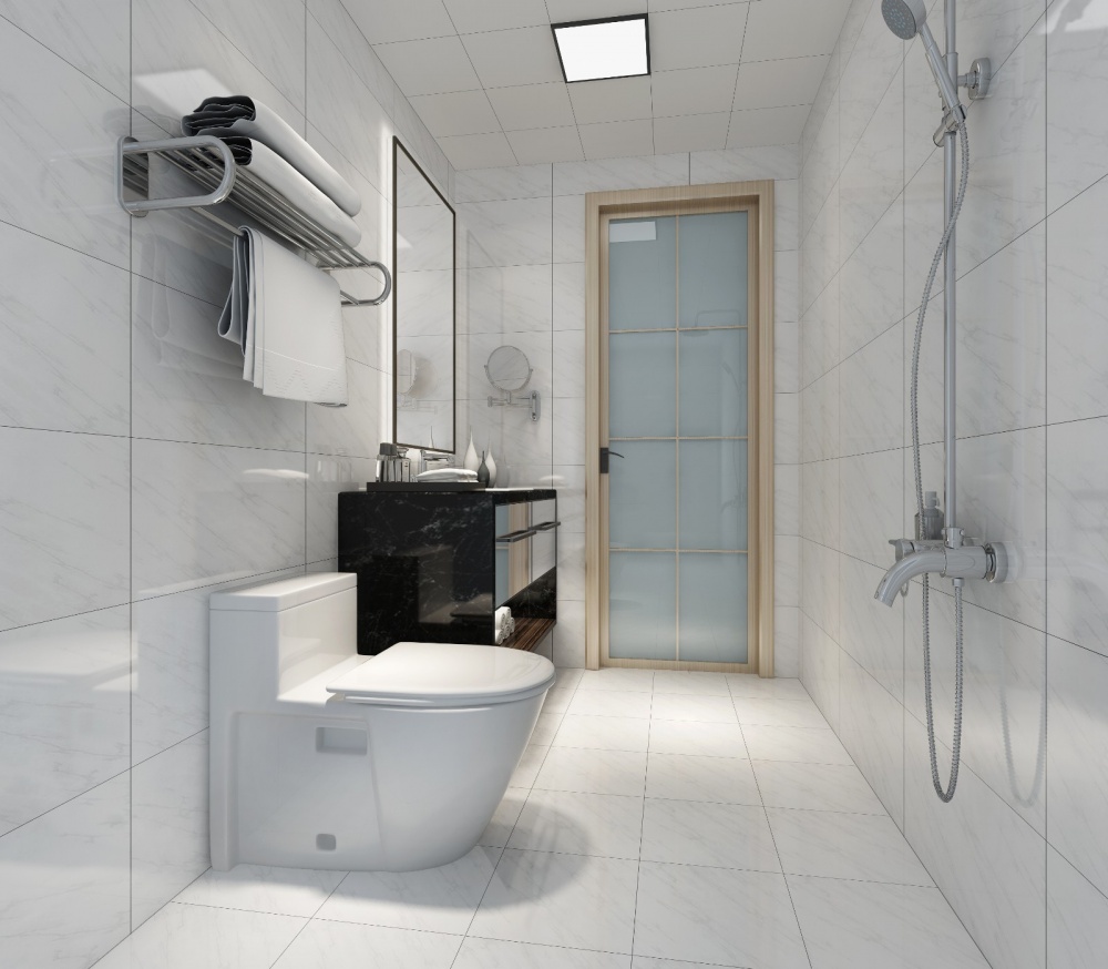 卫生间马桶1装修效果图精装房现代简约卫生间设计图片赏析